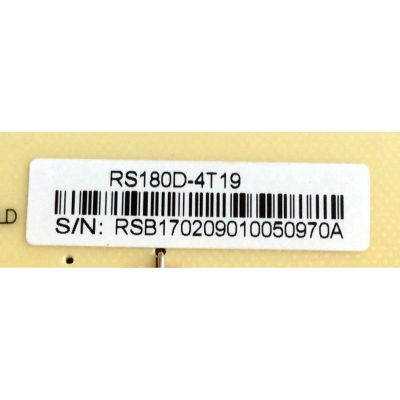 FUENTE DE PODER PARA TV RCA / NUMERO DE PARTE RS180D-4T19 / 3BS00187 / RS180D / RS180D4T19 / MODELOS RTU6549 / RTU6549 A1612 - Imagen 2